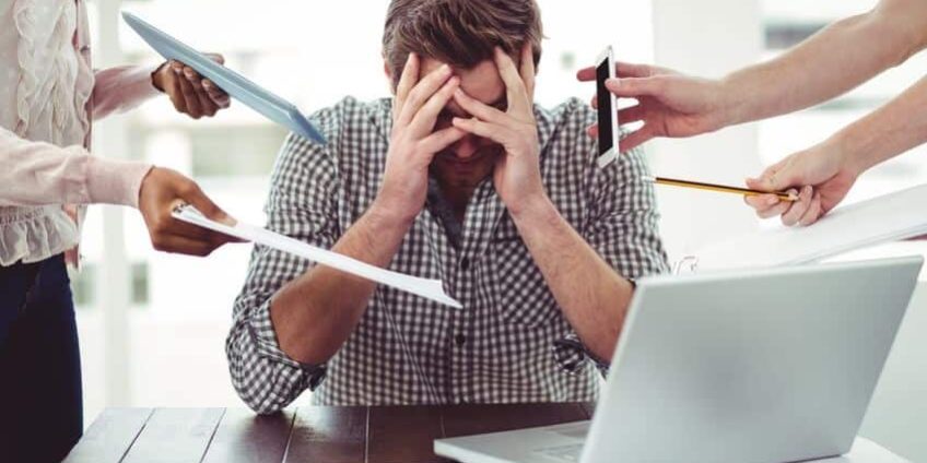 Stress im Büro