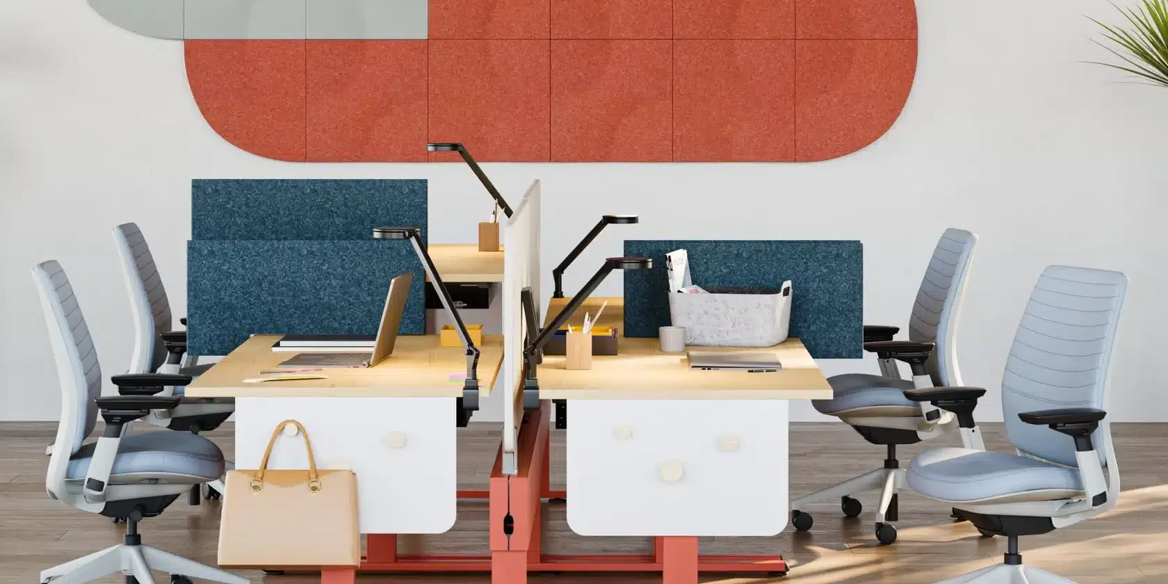 Wandfarbe Büro